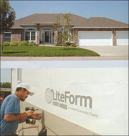 A Beatiful Insulated Concrete Form House